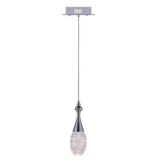 چراغ آویز چراغدار مدرن / معاصر Cwi Lighting Dior Chrome 5110P5c-R