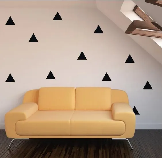 100 برچسب دیواری مثلثی