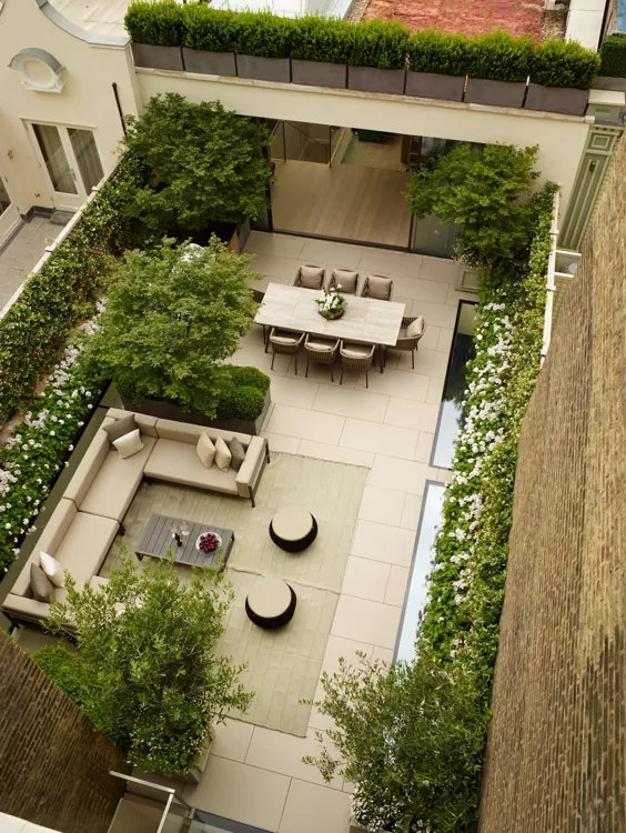 کاسه باغ سقف لندن و بالکن ، ایوان و تراس مدرن |  احترام گذاشتن