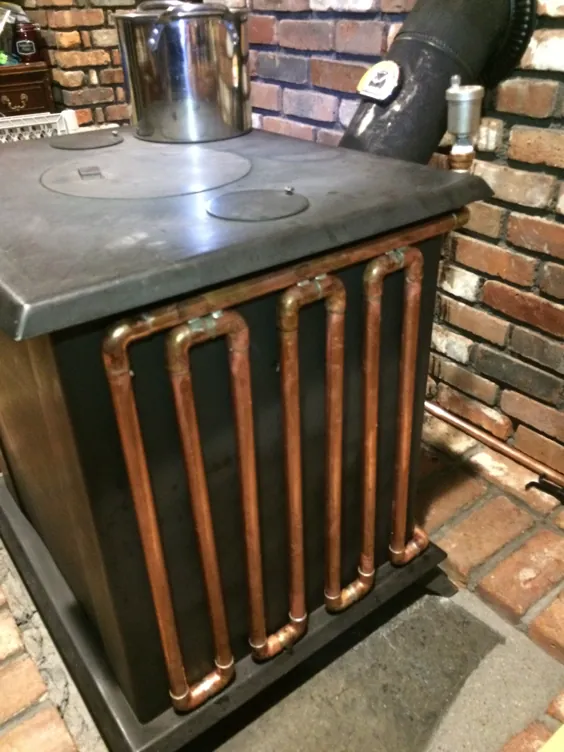 اجاق چوبی خانگی Hydronic Radiant Heat Setup