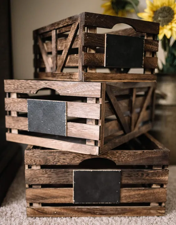 جعبه های چوبی Premium Home: جعبه های چوبی دکوراسیون منزل برای نمایش ، جعبه های چوبی برای صنایع دستی ، جعبه های تزئینی چوبی ، جعبه ذخیره سازی جعبه چوب ، وسایل وسایل سبد چوبی برای خانه ، تزئینات روستیک حمام
