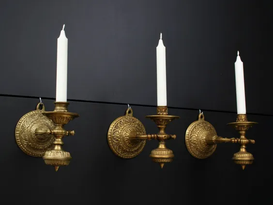 شمع دارهای تزئینی Vintage چند منظوره به عنوان دارندگان شمع دیواری |  اتسی