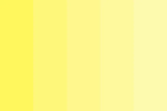 پالت رنگ زرد زیبا