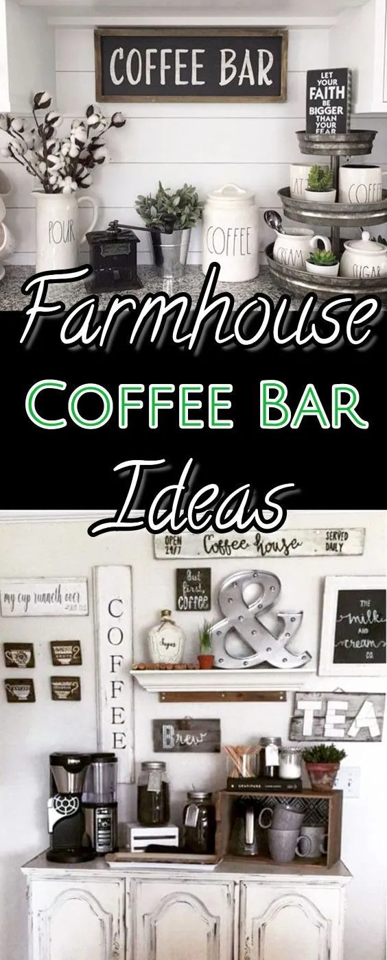 ایده های قهوه قهوه ای DIY - ایستگاه های آشامیدنی سبک خیره کننده در مزرعه برای فضاهای کوچک و آشپزخانه های کوچک - زندگی شما را بهم ریخته