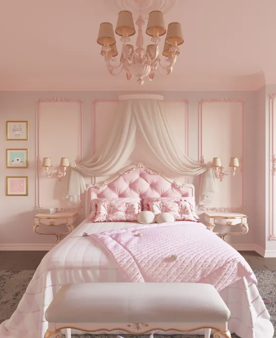 101 اتاق خواب صورتی همراه با تصاویر ، نکات و لوازم جانبی برای کمک به شما در تزئین خود