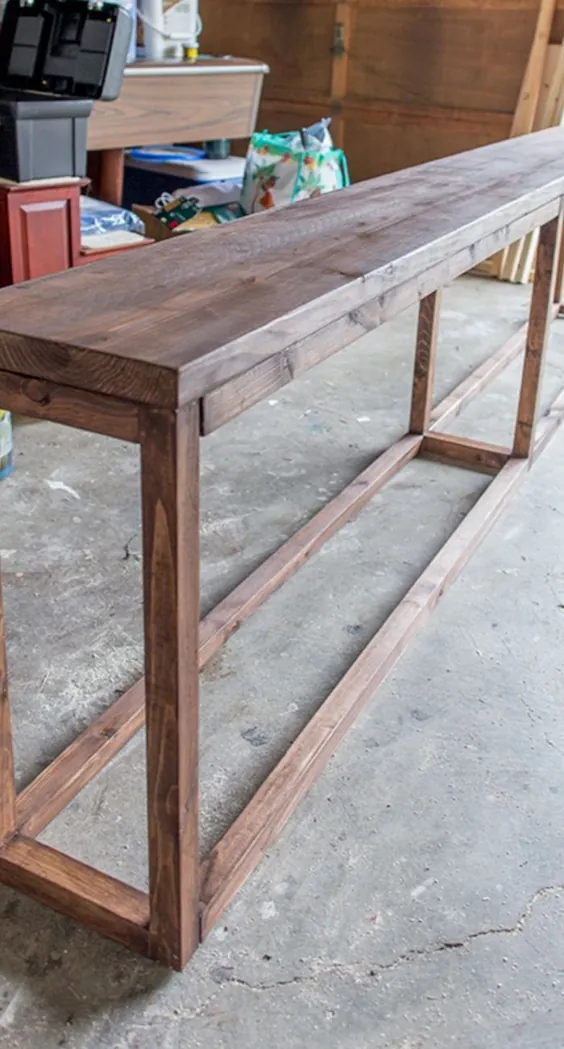 این میز مبل ساده DIY را فقط با استفاده از مته و اره درست کنید!