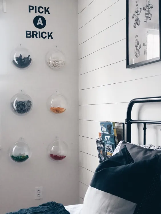 دیوار LEGO - یک دیوار آجری انتخاب کنید