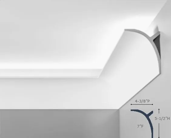 قالب یخی Belvedere برای روشنایی غیر مستقیم - قالب برای روشنایی