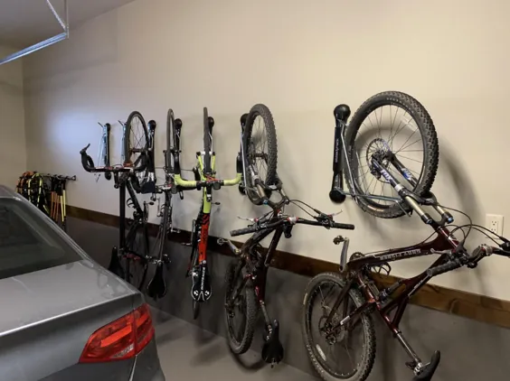 رک دوچرخه کوهستان |  پایه ذخیره سازی چرخشی عمودی