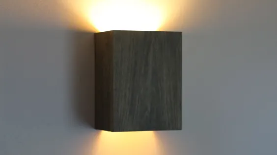 نحوه ساخت وسایل چراغ دیواری: دیوارکوب های چوبی DIY