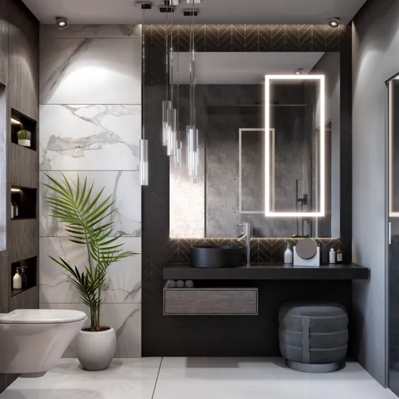 51 ایده مدرن طراحی حمام به علاوه نکاتی در مورد نحوه دسترسی خود به خود