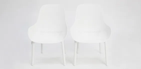صندلی استراحت صندلی کالیفرنیا از 2 رنگ سفید
