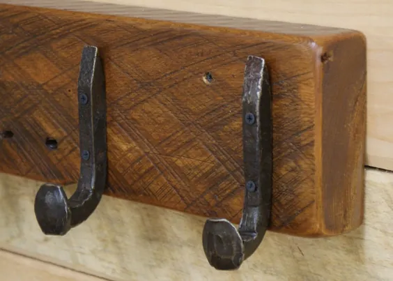 قفسه کت چوبی اصلاح شده با قلاب سنبله راه آهن
