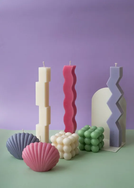 Anure - شمع های رنگارنگ و سرگرم کننده طراحی شده برای زندگی در کنار شما