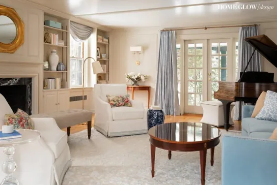 یک اتاق نشیمن سنتی و تازه: پروژه Concord Shingle REVEAL!  - طراحی درخشان خانه