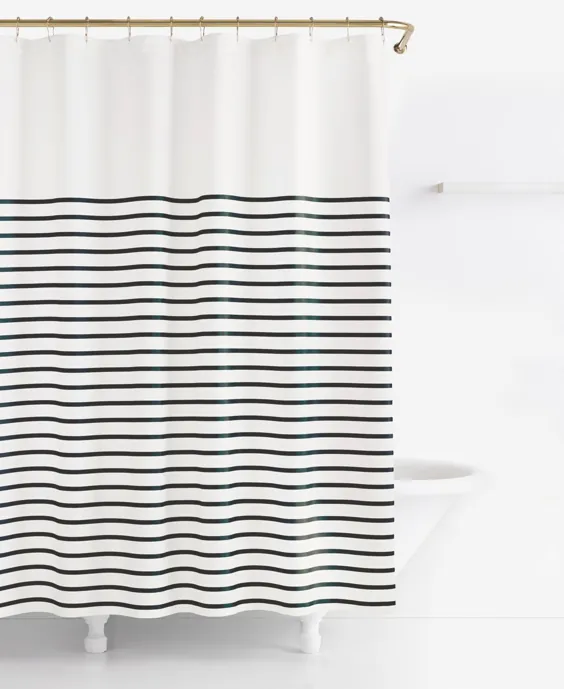 پرده دوش Kate Spade New York Harbour Stripe - پرده های دوش - تختخواب و حمام - میسی
