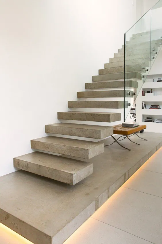 Escalier béton modern: mariez praticité avec esthétique!
