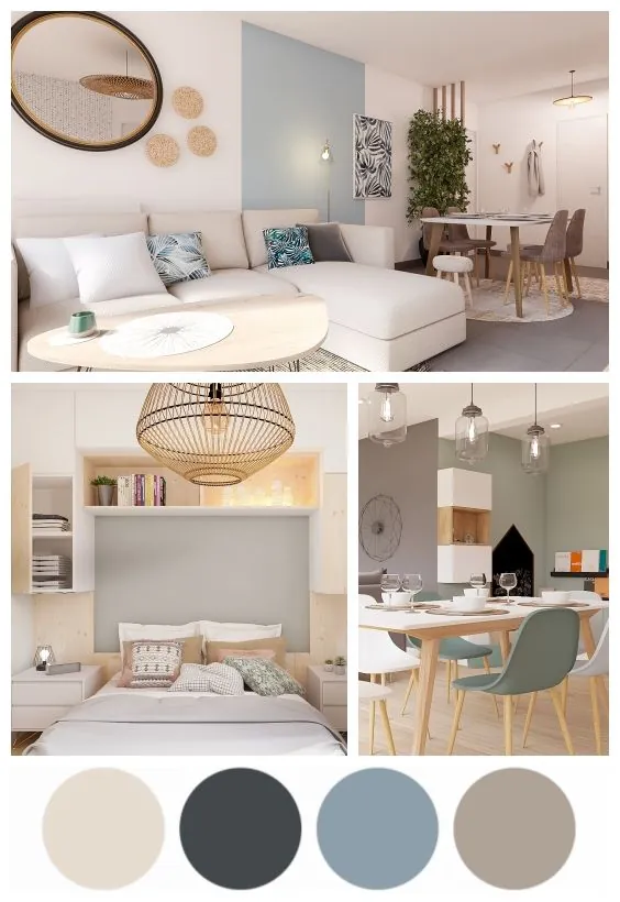 Des couleurs pastel pour un style scandinave