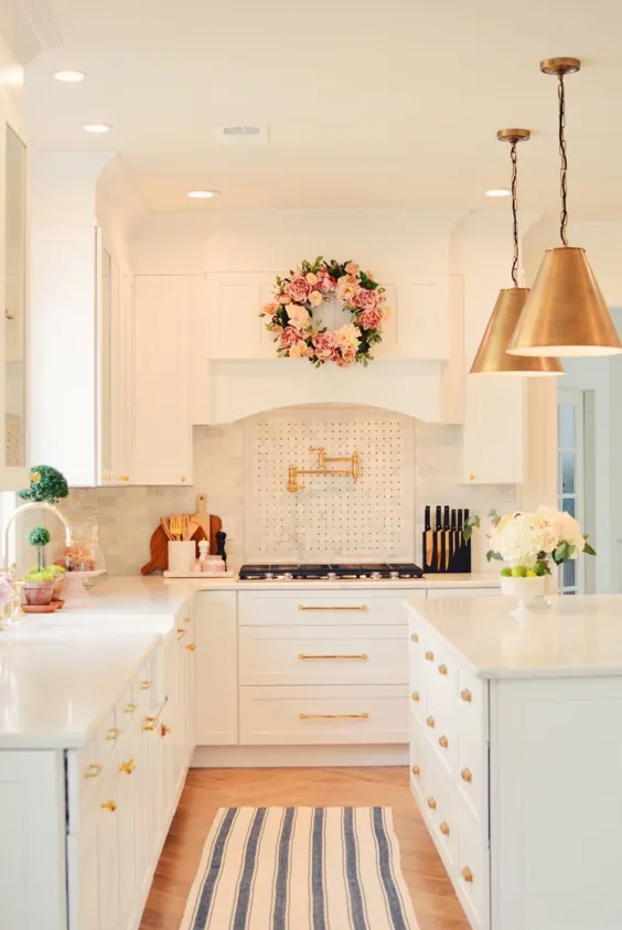 بازسازی آشپزخانه DIY - بازسازی آشپزخانه کلاسیک سفید