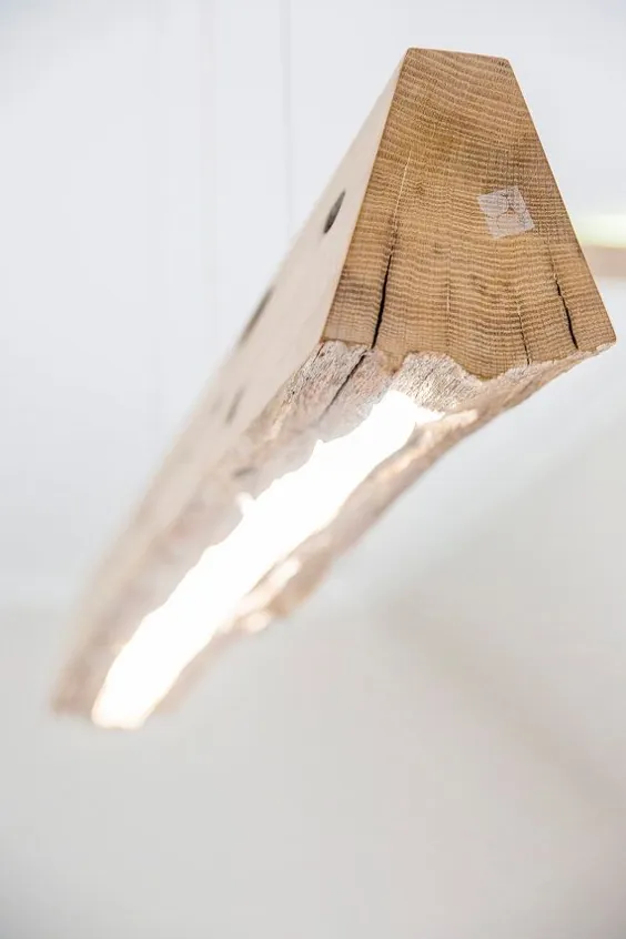 لوستر چوبی-DRUID-LED-Loft چراغ چوبی-Loft-طرح روشنایی-نورپردازی مدرن-چوبی-مدرن-هنر چوبی-مدرن دکو-آویز-چوبی