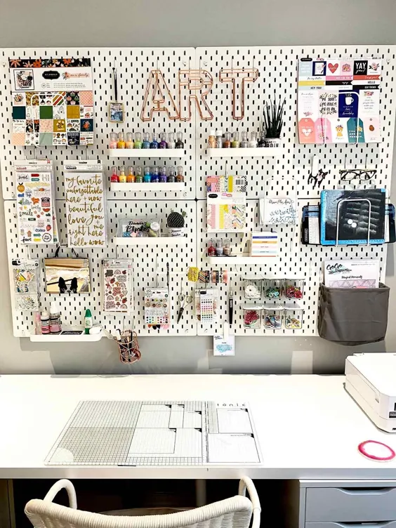 شگفت انگیزترین Craft Room Ikea Pegboard