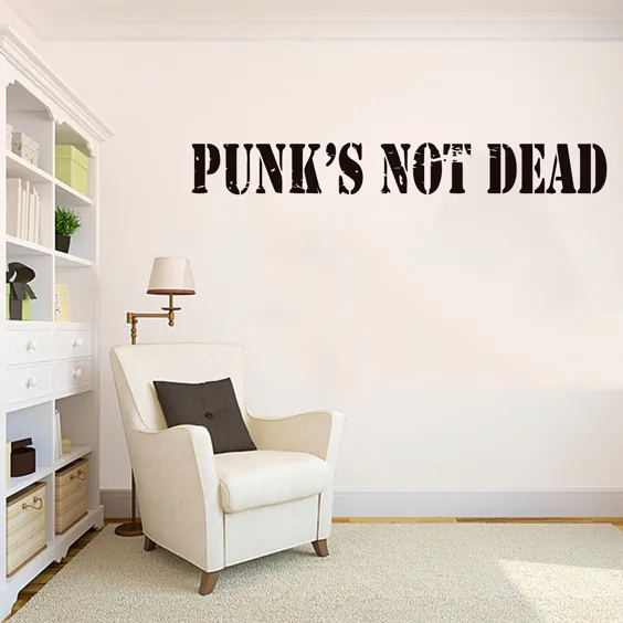 Punk Is Not Dead Punk Wall Decal Punk Band Decal Rock Music |  اتسی