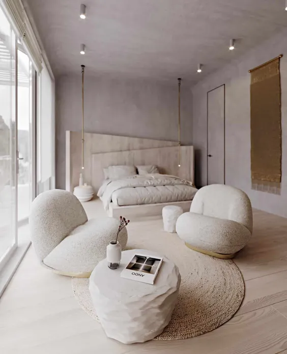 60+ بهترین ایده اتاق خواب مینیمالیستی - طراحی داخلی