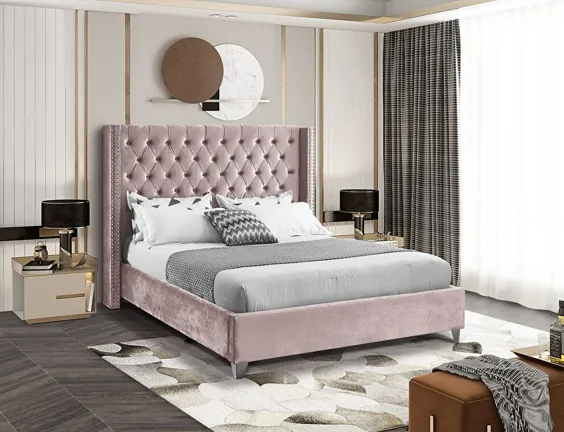 Aiden Pink Queen Size تختخوابهای تختخوابی (Tori) Meridian