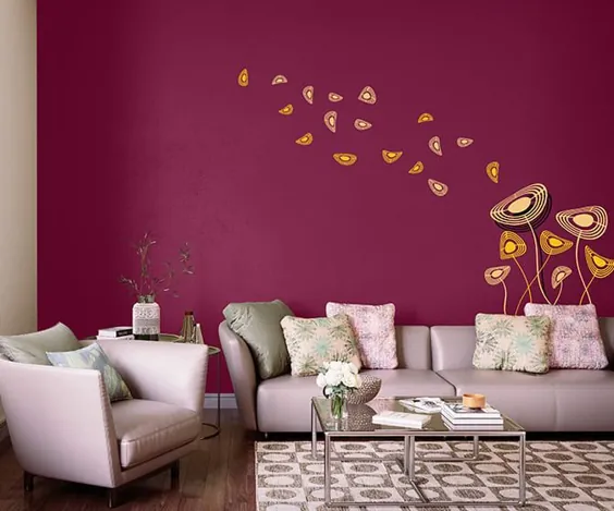Florista - الگوهای طراحی استنسیل دیواری آنلاین - رنگهای آسیایی
