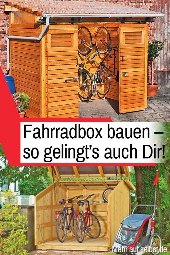 Fahrradbox selber bauen |  selbst.de