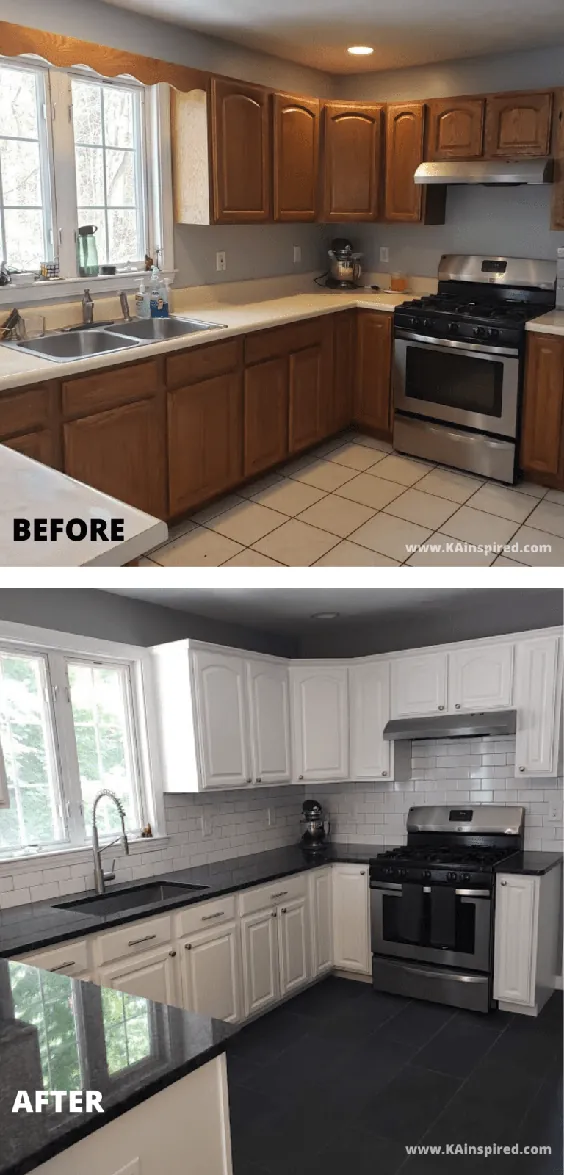 بازسازی آشپزخانه قبل و بعد از آن