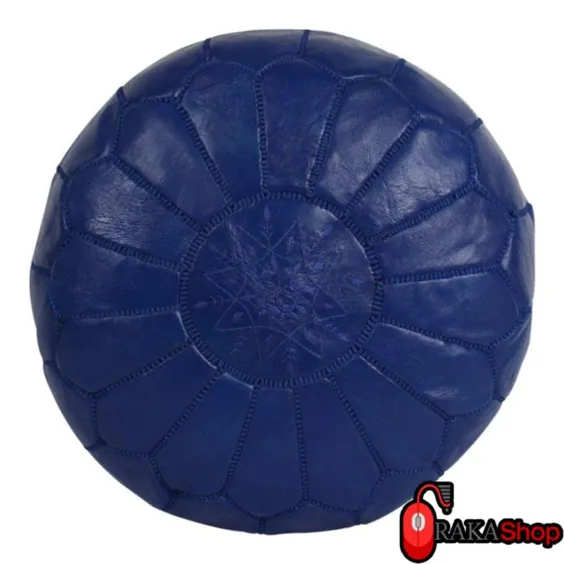 ROUND OTTOMAN LEATHER کف دست مصنوعی پوف عثمانی |  اتسی