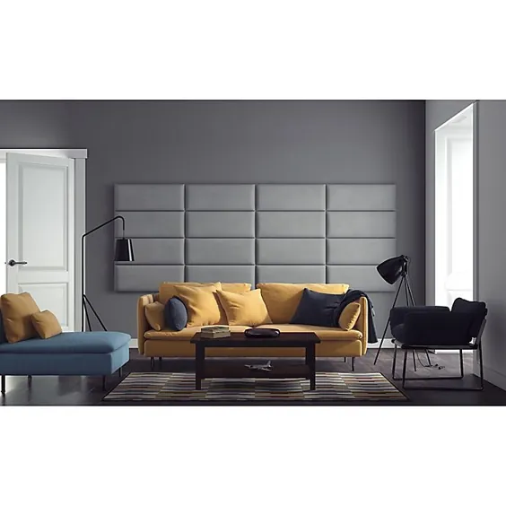 تابلوهای تخته جلوی روکش دار Vant Micro Suede به رنگ خاکستری |  حمام تختخواب و فراتر از آن