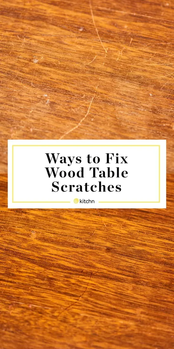 بهترین روش ها برای رفع خراش روی میزهای چوبی