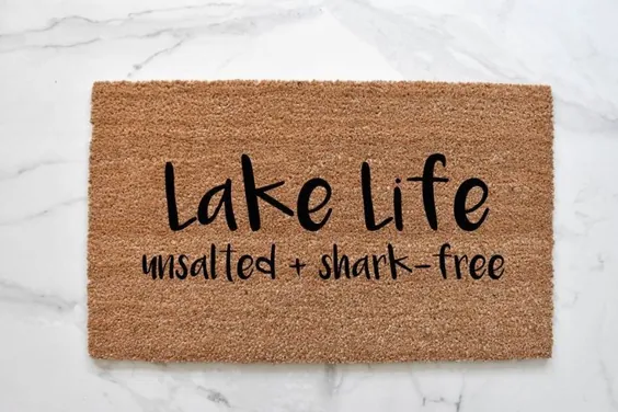 Lake Life Doormat Cute Doormat Lake House Doormat Lake |  اتسی