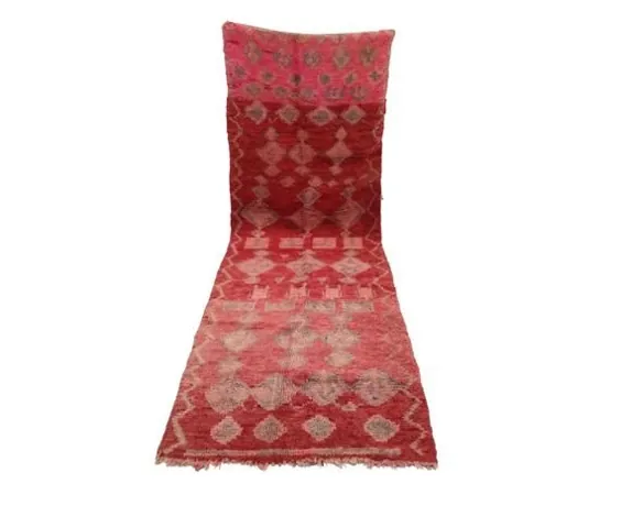 فرش Berber Vintage tenge runner فرش 3x9 morrocan boujad |  اتسی