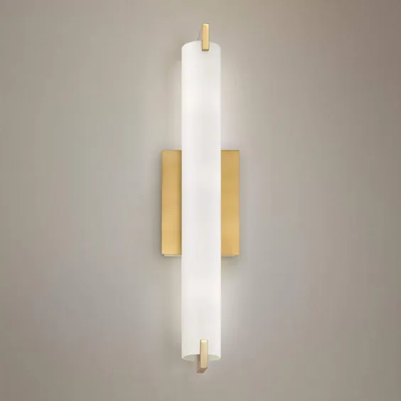 George Kovacs Tube 20 1/2 "High Honey Gold LED Wall Sconce - # 56J81 | Lamps Plus