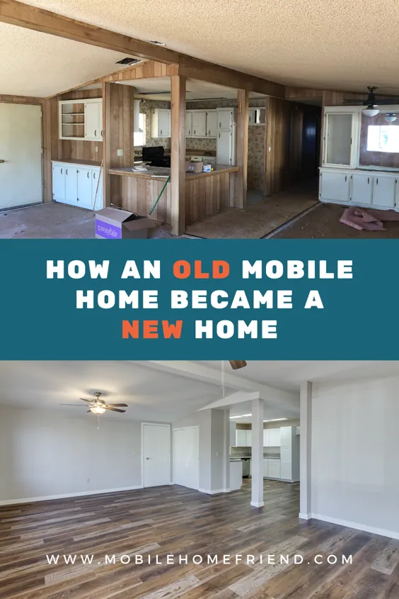 چگونه یک خانه متحرک قدیمی به خانه ای جدید تبدیل شد