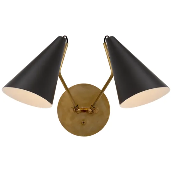 Clemente Double Sconce - 3 رنگ