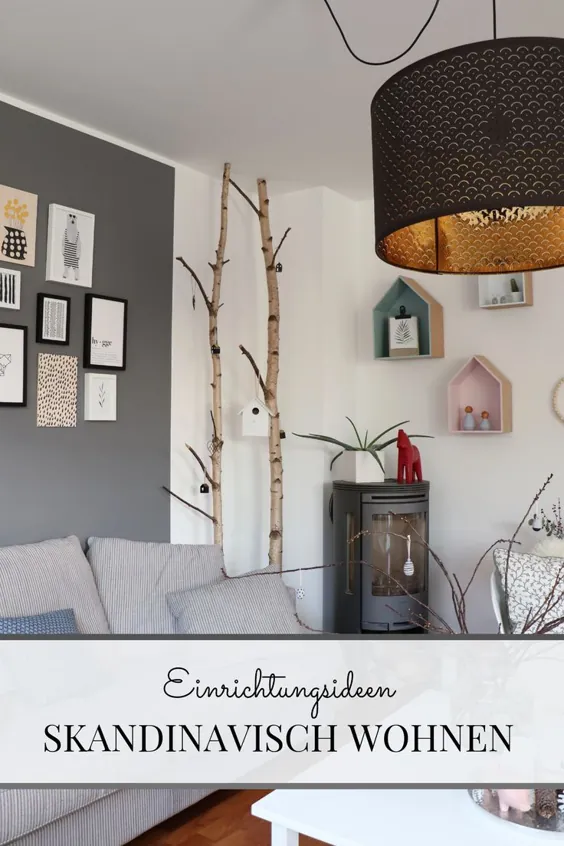 Wohnzimmer-Bilderwand: Skandinavisch، schlicht und hygge - Lavendelblog