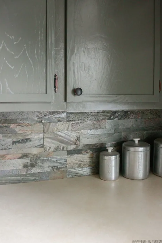 DIY Backsplash: نحوه نصب Peels and Stick Backsplash