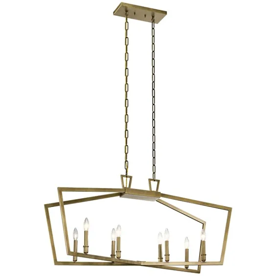 لوستر طبیعی Abbotswell 42 "8 Light Linear