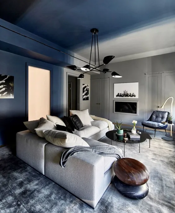 دکوراسیون اتاق نشیمن آپارتمان به سبک مدرن و زیبا با ماکت مقطعی ابر سخت افزار ترمیم