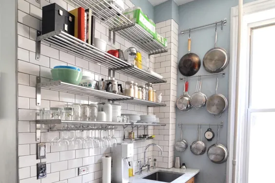 نحوه سازماندهی آشپزخانه آپارتمان کوچک: یک برنامه 7 مرحله ای