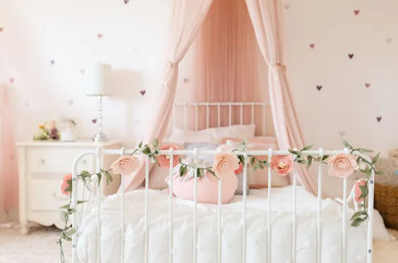 21 روش آسان برای ایجاد تخت خواب سایبان دخترانه
