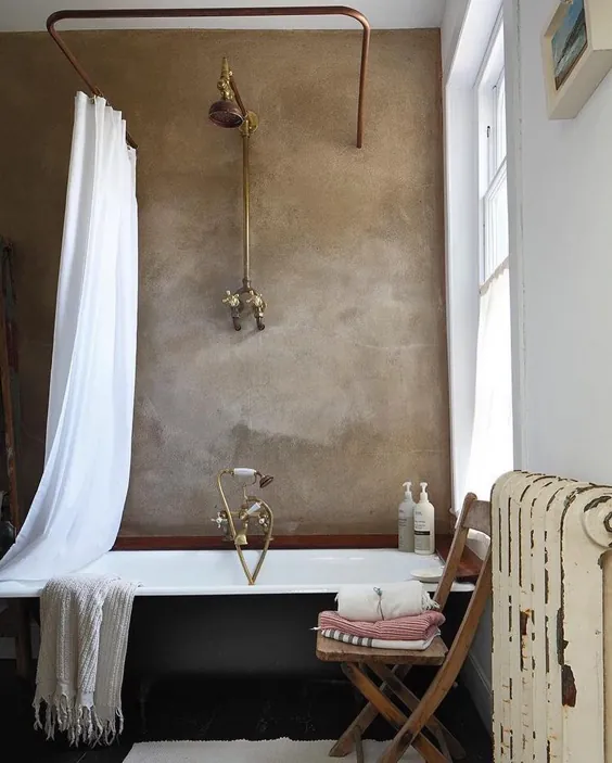 DANIELLE HAUSBERG DESIGN در اینستاگرام: "دوش خاک رس رومی # خانه"