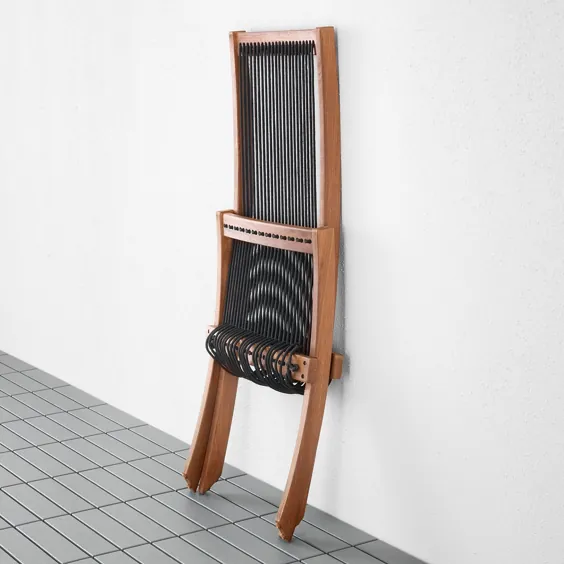 صندلی BROMMÖ ، قهوه ای در فضای باز ، سیاه قهوه ای ، قهوه ای - IKEA