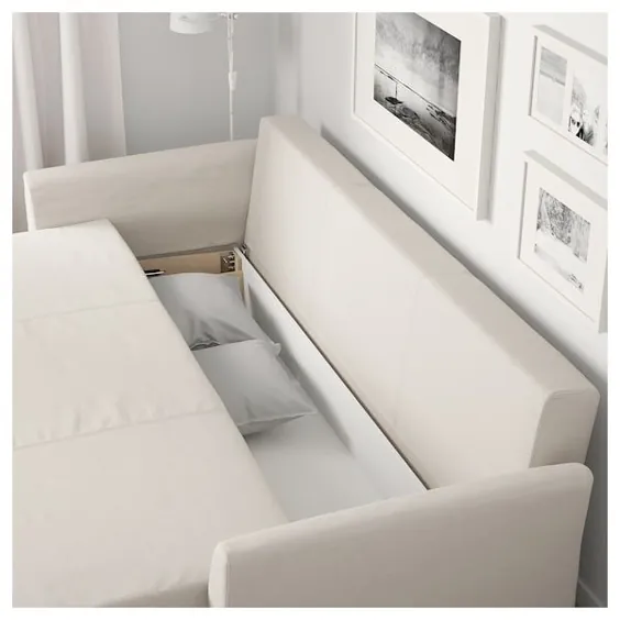 مبل تختخواب شو HOLMSUND - بژ Nordvalla - IKEA