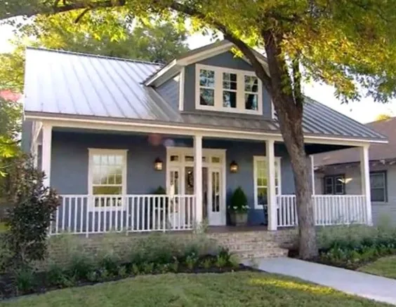 The Polk House: دادن یک ایوان جدید به یک خانه کوچک جنوبی