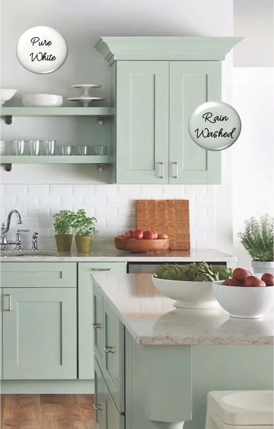 20 ترکیب رنگ رنگ کابینت برای آشپزخانه